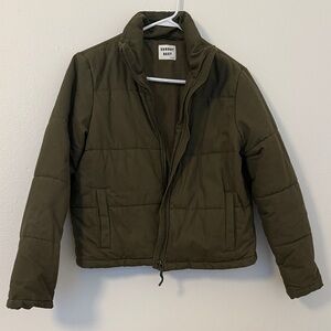 Sunday Best Khaki Puffer Jacket
